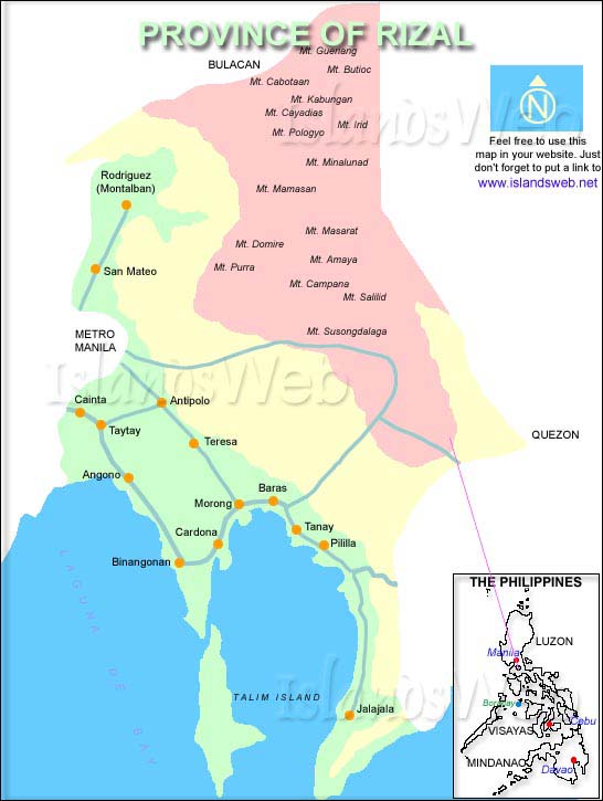 Binangonan Rizal Map