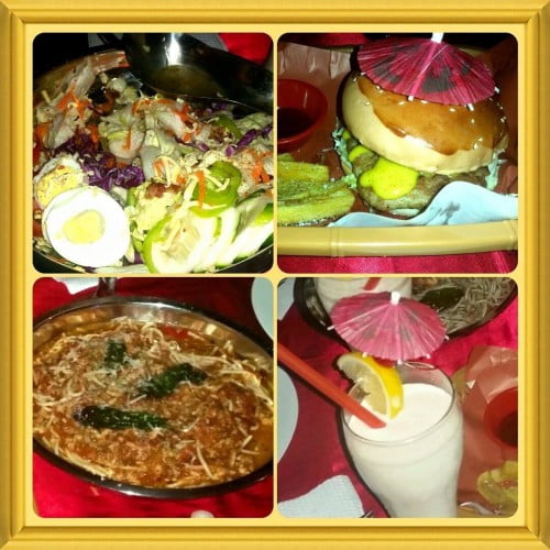 Some of the food dishes at Kamalig