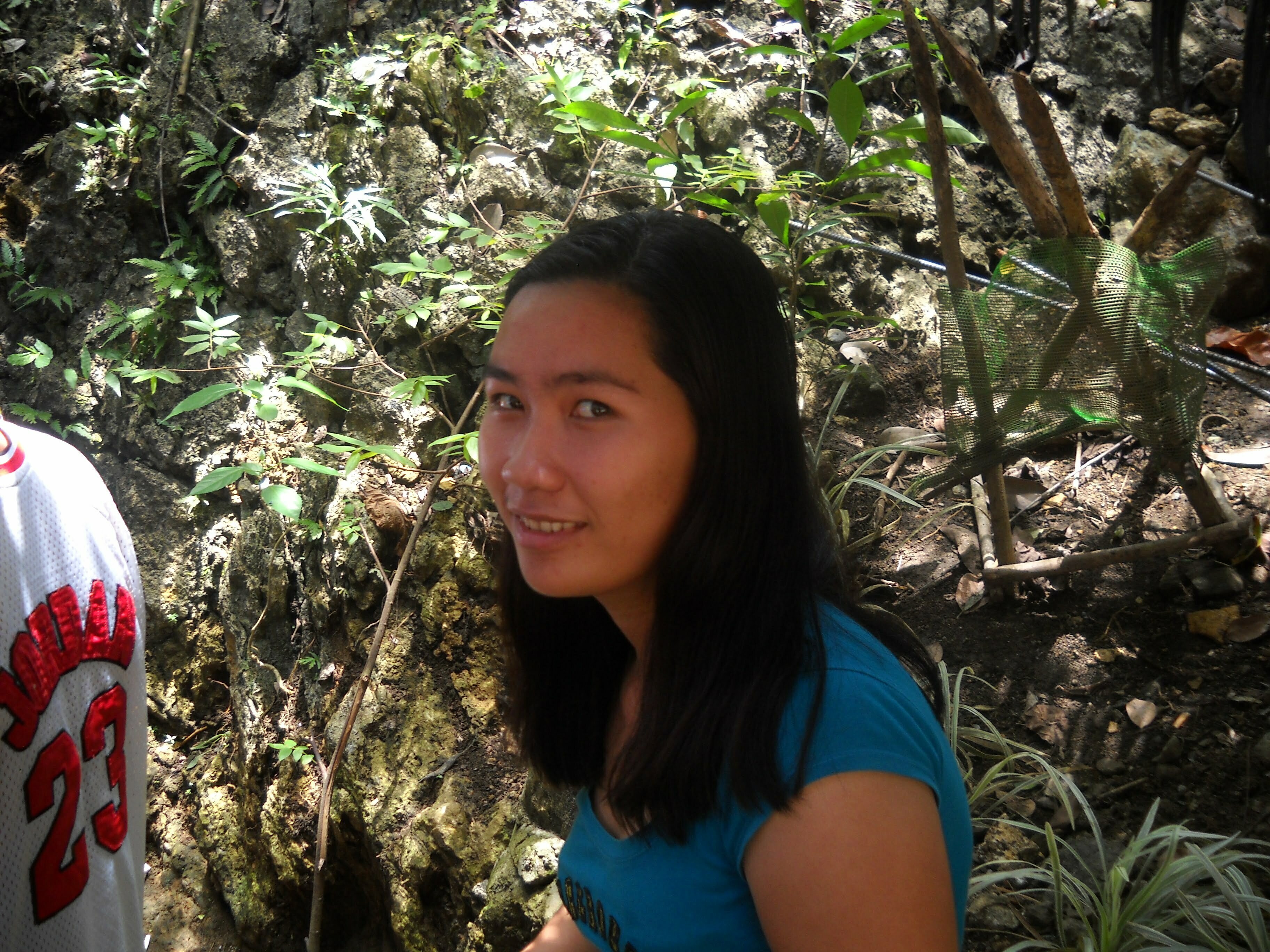 Grace Joy at Hindag-an Falls