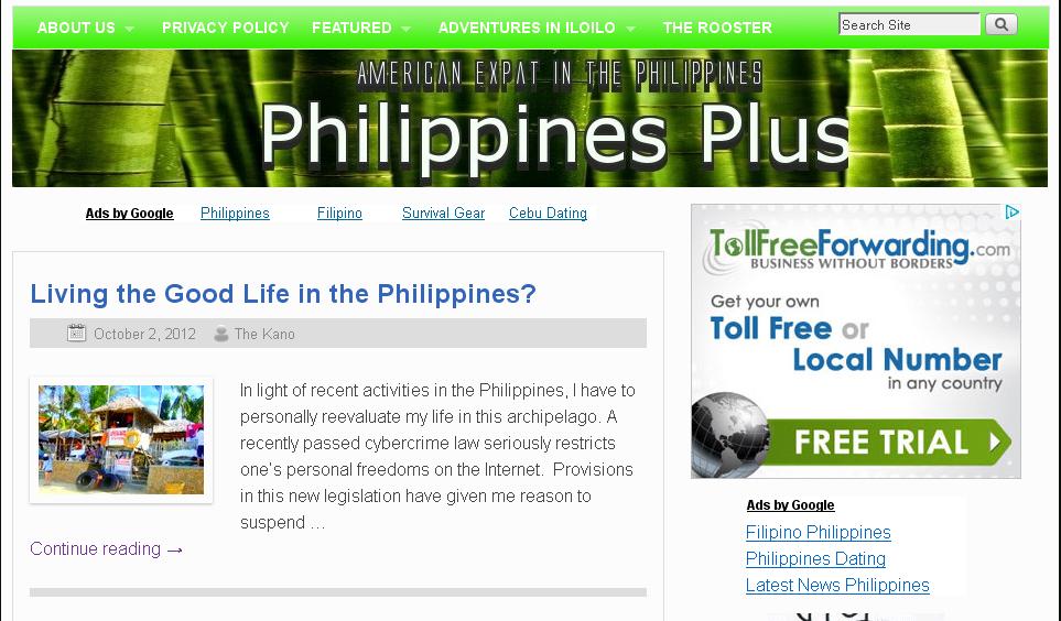 Philippines Plus will be Minus